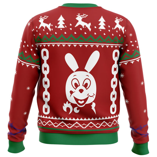 Angel Wings Survivor Knit Ugly Christmas Sweater - Christmas Jumper (back)