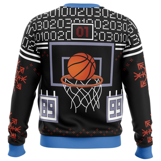 Buzzer Beater Survivor Knit Ugly Christmas Sweater - Christmas Jumper (back)