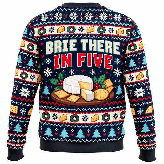 Cheese the Season Ugly Christmas Sweater - Christmas Jumper (back)