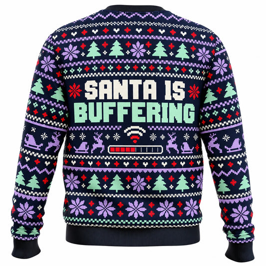 Chimney WiFi One Bar Ugly Christmas Sweater - Christmas Jumper (back)