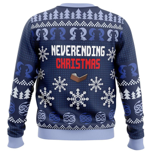 Endless Christmas Adventure Ugly Christmas Sweater - Christmas Jumper (back)
