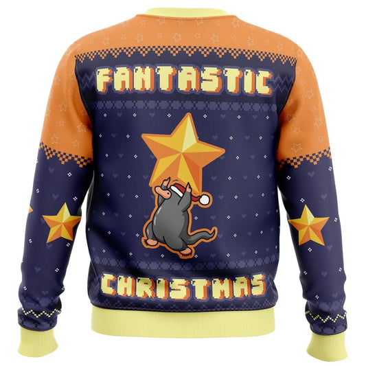 Fantastic Christmas Creatures Ugly Christmas Sweater - Christmas Jumper (back)