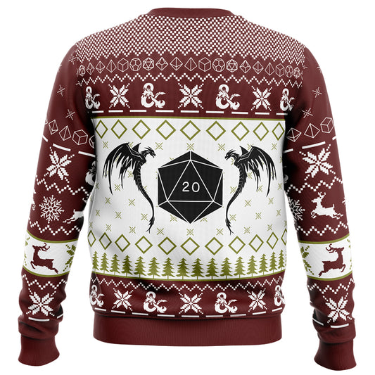 Have Yourself A Merry Little Crit-Mas Ugly Christmas Sweater - Christmas Jumper (back)