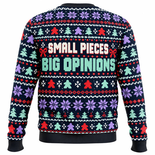 Meeple Christmas Ugly Christmas Sweater - Christmas Jumper (back)