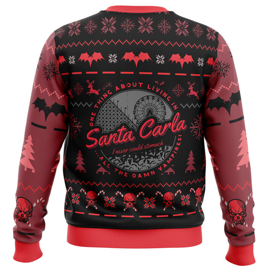 Murder Capital By The Sea Ugly Christmas Sweater - Christmas Jumper (back)
