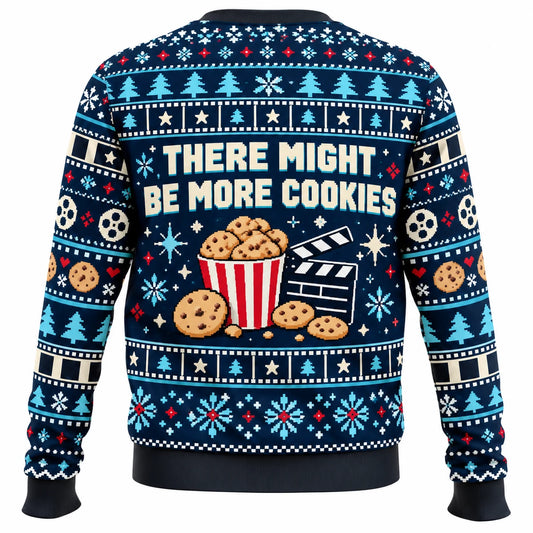 Stay for the End Credits Ugly Christmas Sweater - Christmas Jumper (back)