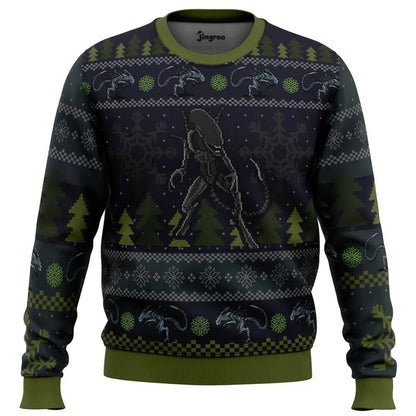 A Christmas Bug Hunt Ugly Christmas Sweater - Christmas Jumper (front)