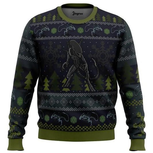 A Christmas Bug Hunt Ugly Christmas Sweater - Christmas Jumper (front)