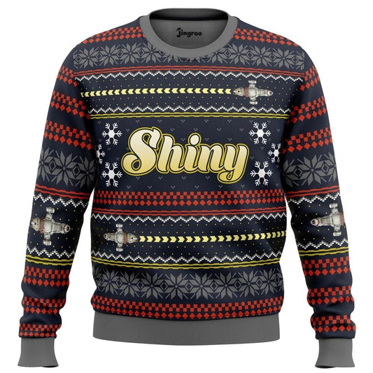 A Very Shiny Christmas Ugly Christmas Sweater - Christmas Jumper (front)
