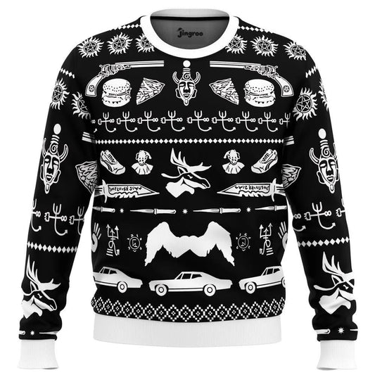 A Very Supernatural Christmas Ugly Christmas Sweater - Christmas Jumper (front)