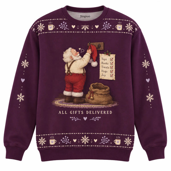 All Gifts Delivered Ugly Christmas Sweater