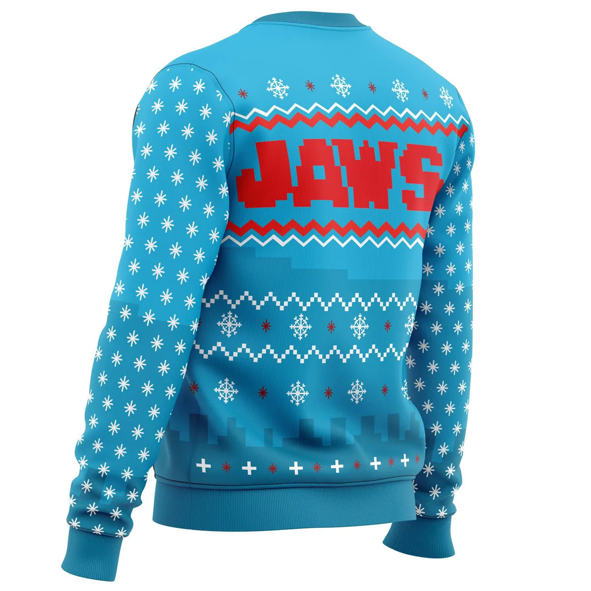 Big Shark Energy Ugly Christmas Sweater - Christmas Jumper (view 3)