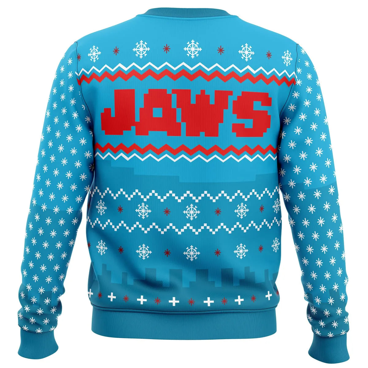Big Shark Energy Ugly Christmas Sweater - Christmas Jumper (view 4)
