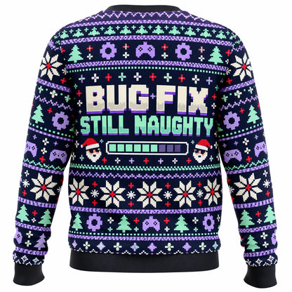 Christmas Patch Downloading Ugly Christmas Sweater - Christmas Jumper (back)