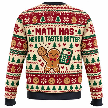 Counting Cookies Not Calories Ugly Christmas Sweater - Christmas Jumper (back)