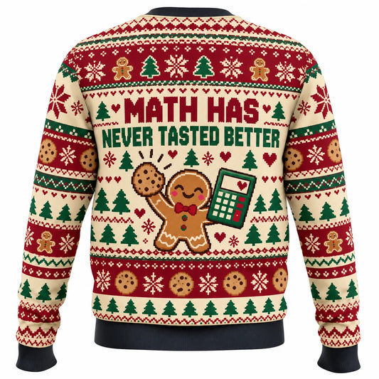 Counting Cookies Not Calories Ugly Christmas Sweater - Christmas Jumper (back)
