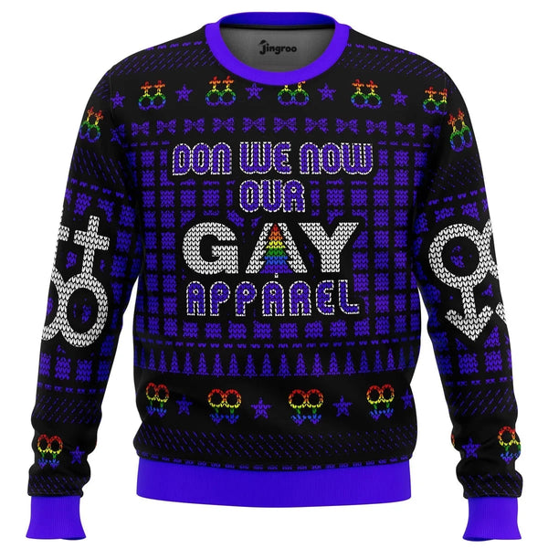 Don We Now Our Gay Apparel Ugly Christmas Sweater