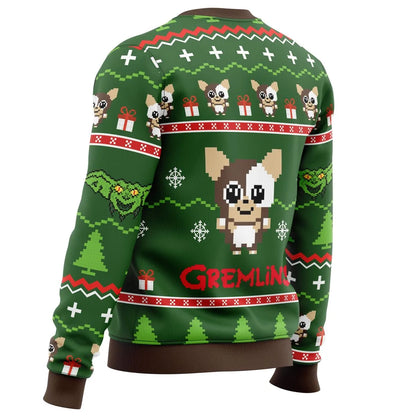 Don't Feed Them After Midnight Ugly Christmas Sweater - Christmas Jumper (view 3)