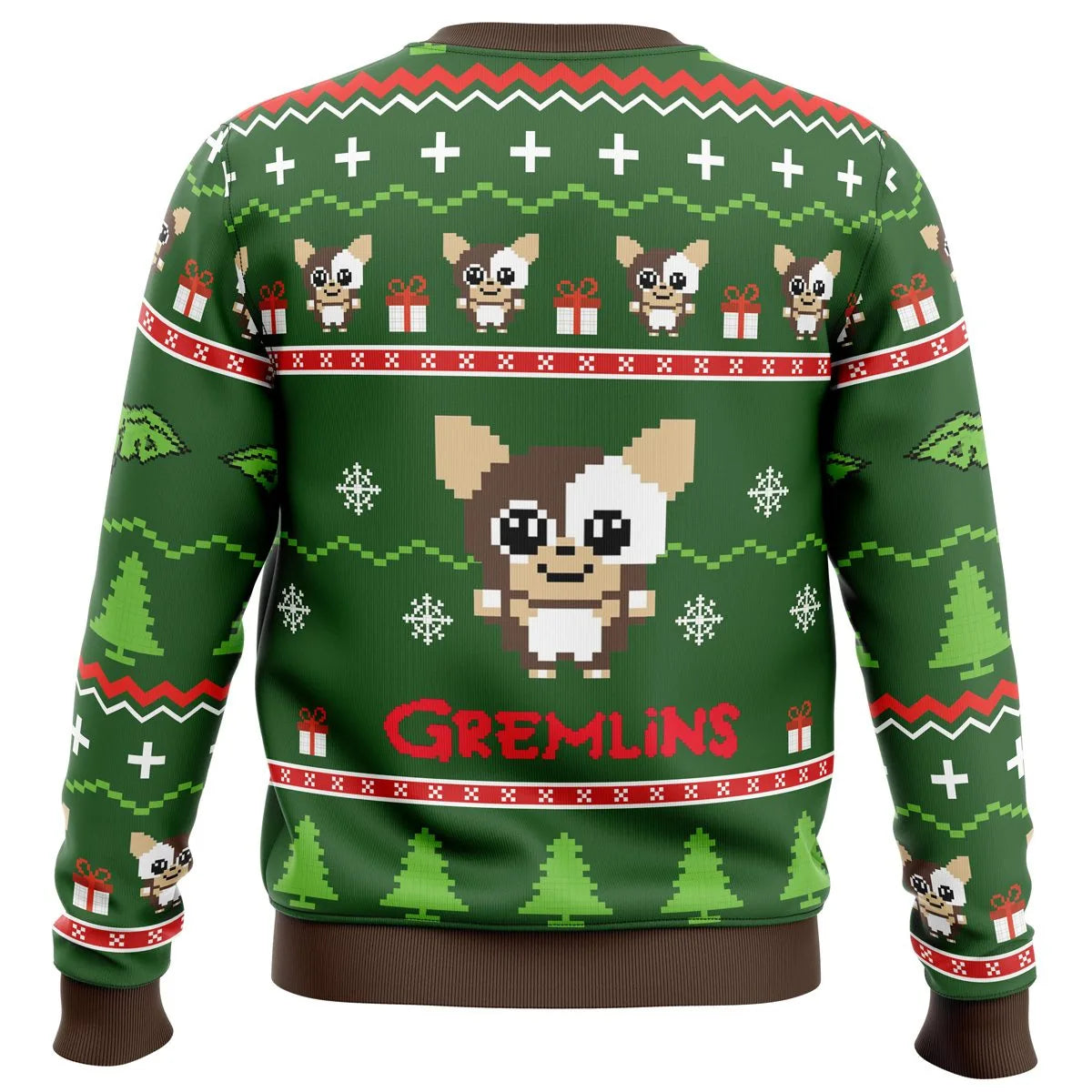 Don't Feed Them After Midnight Ugly Christmas Sweater - Christmas Jumper (view 4)