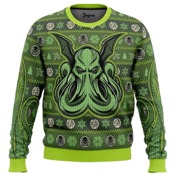 Elder God Holiday Ugly Christmas Sweater
