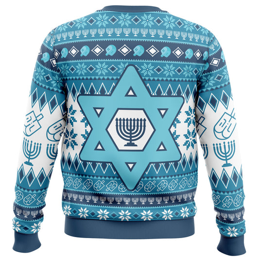 Festival Of Lights Ugly Christmas Sweater - Christmas Jumper (back)