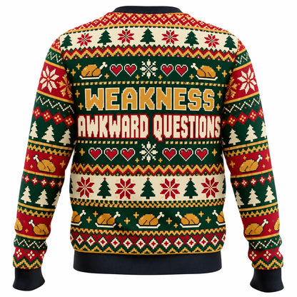 Final Boss Family Dinner Ugly Christmas Sweater - Christmas Jumper (back)