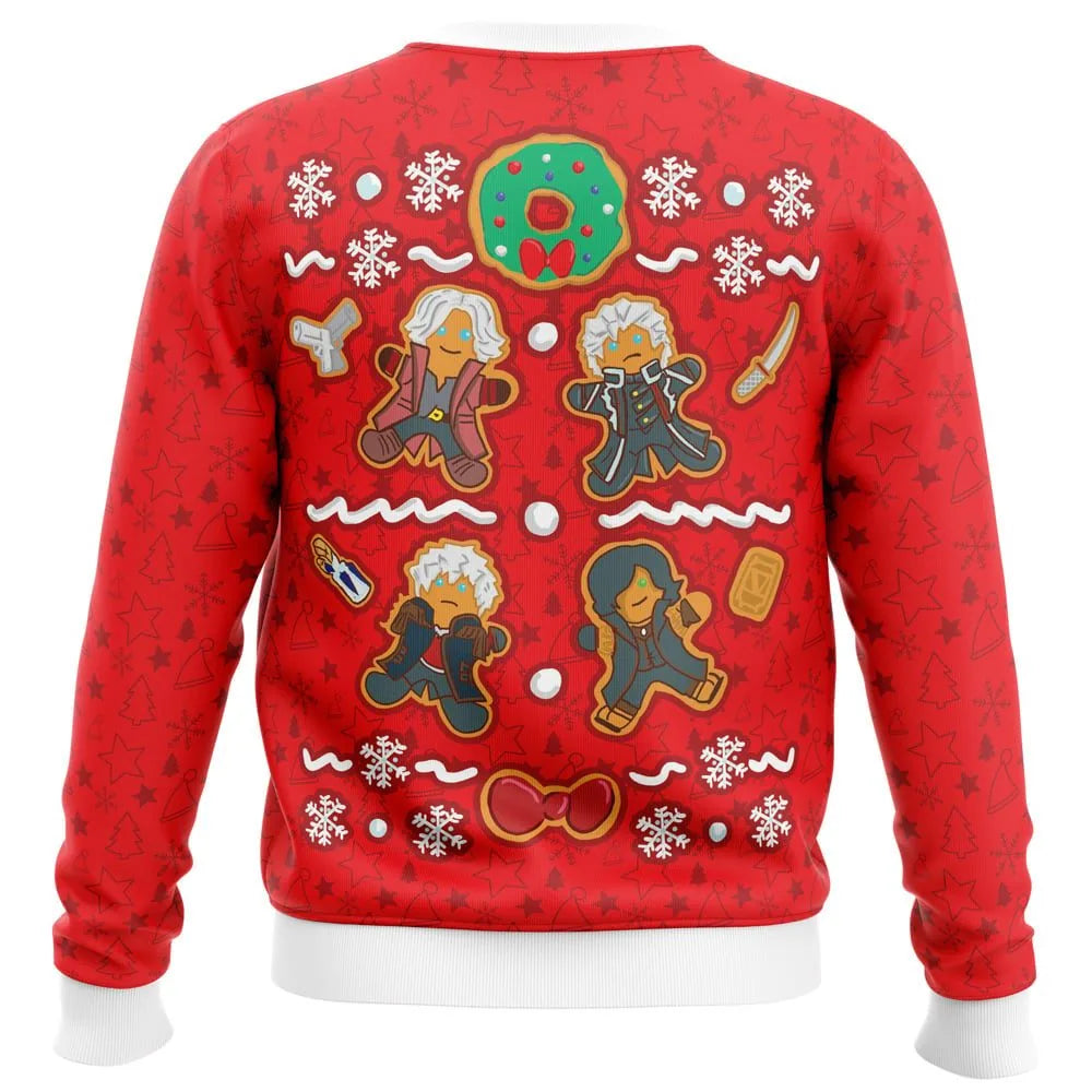 Fresh Baked Demon Hunters Ugly Christmas Sweater - Christmas Jumper (back)