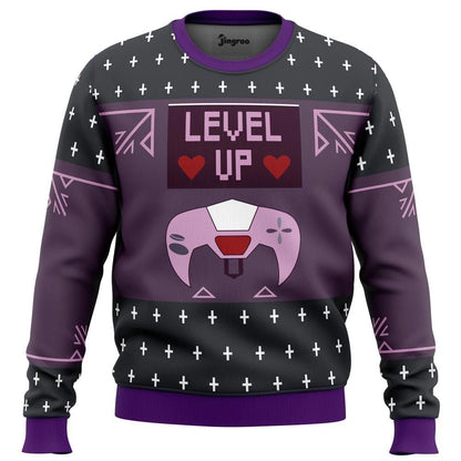 Gamer Cred Survivor Knit Ugly Christmas Sweater - Christmas Jumper (front)