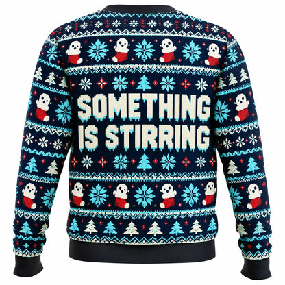 Haunted Stockings Ugly Christmas Sweater - Christmas Jumper (back)