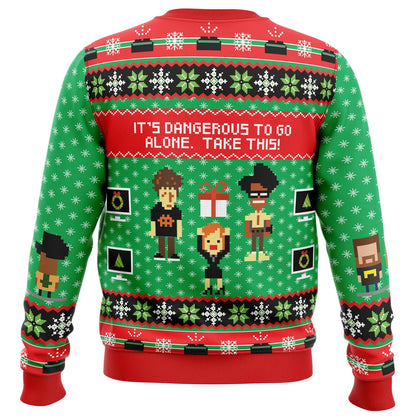 Have You Tried Turning It Off And On Again Ugly Christmas Sweater - Christmas Jumper (view 4)