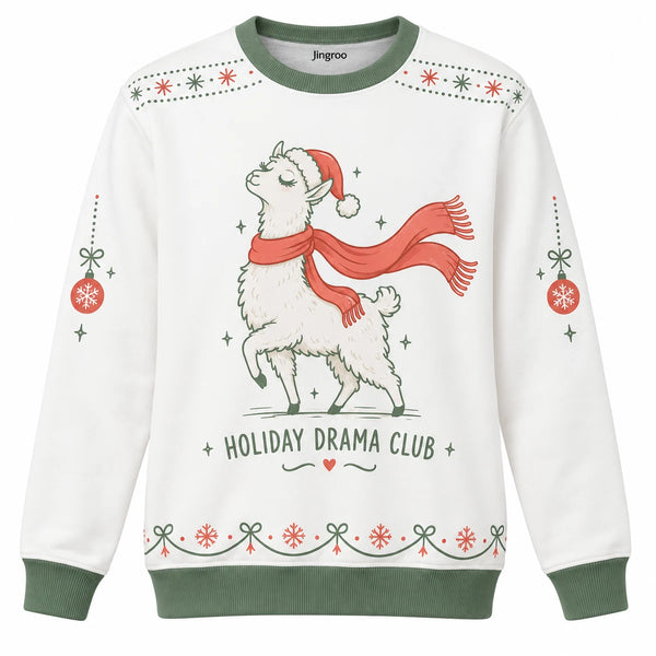 Holiday Drama Club Ugly Christmas Sweater