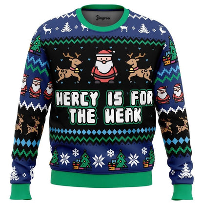 Just A Holiday Sweater Ugly Christmas Sweater - Christmas Jumper (front)