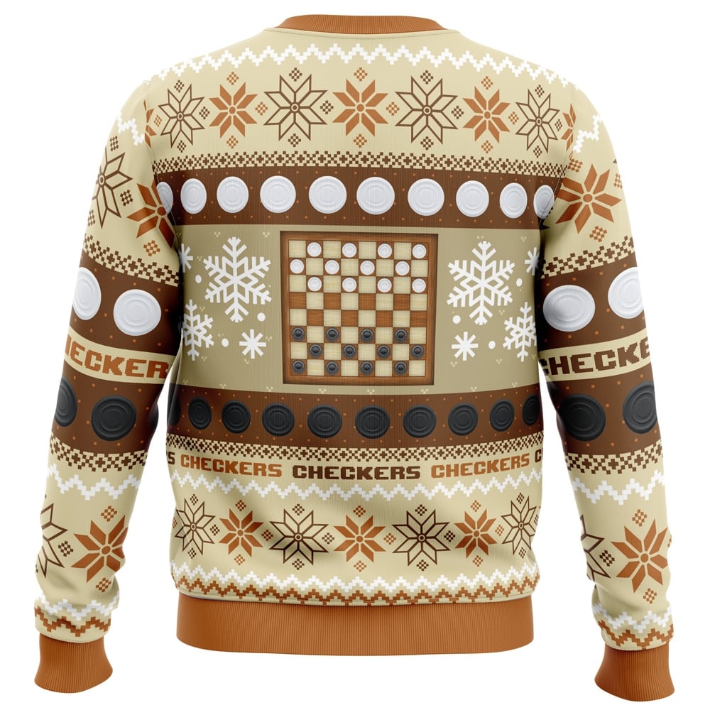 King Me, Santa Ugly Christmas Sweater - Christmas Jumper (back)