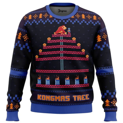 Kongmas Tree Ugly Christmas Sweater - Christmas Jumper (front)