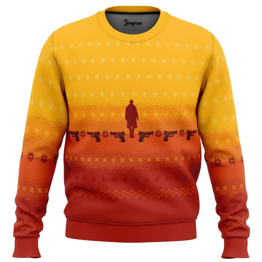 Lonely Wasteland Christmas Ugly Christmas Sweater - Christmas Jumper (front)