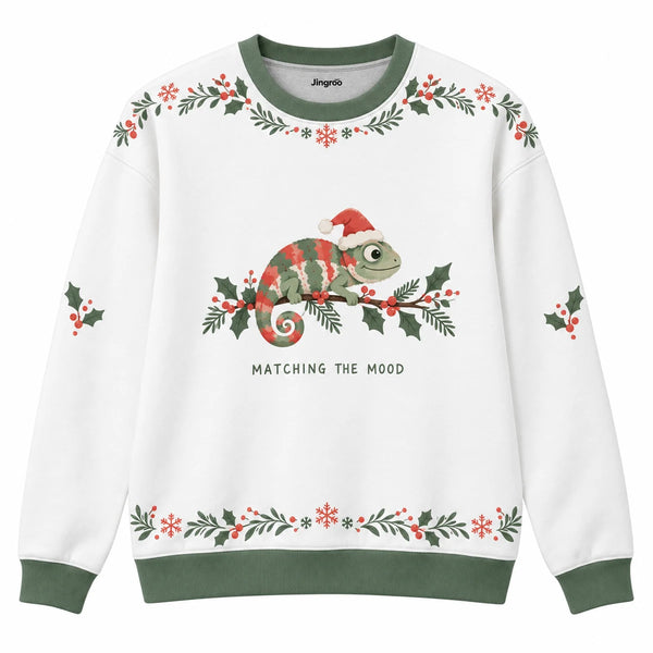Matching the Mood Ugly Christmas Sweater