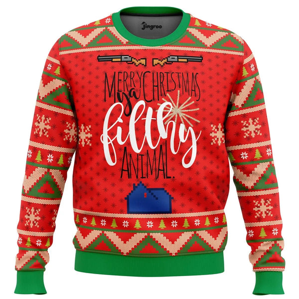 Merry Christmas, Ya Filthy Animal Ugly Christmas Sweater