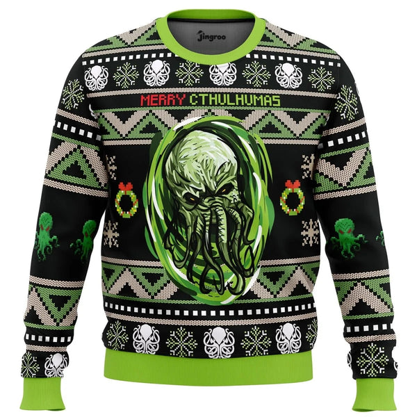 Merry Cthulhumas Ugly Christmas Sweater