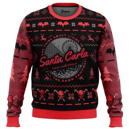 Murder Capital By The Sea Ugly Christmas Sweater - Christmas Jumper (front)