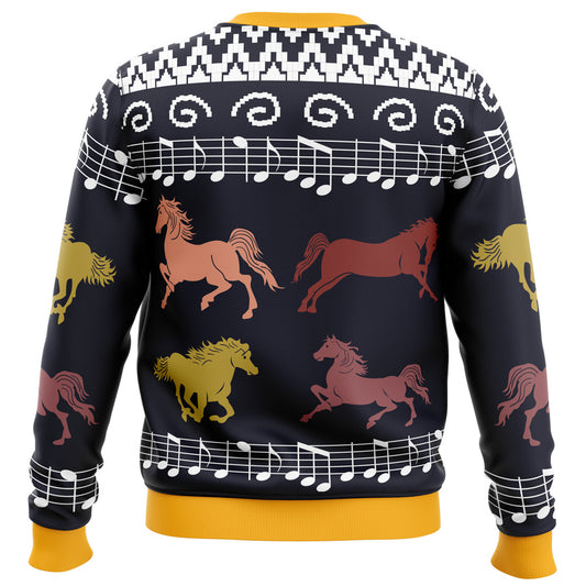 Mustang Sally Survivor Knit Ugly Christmas Sweater - Christmas Jumper (back)
