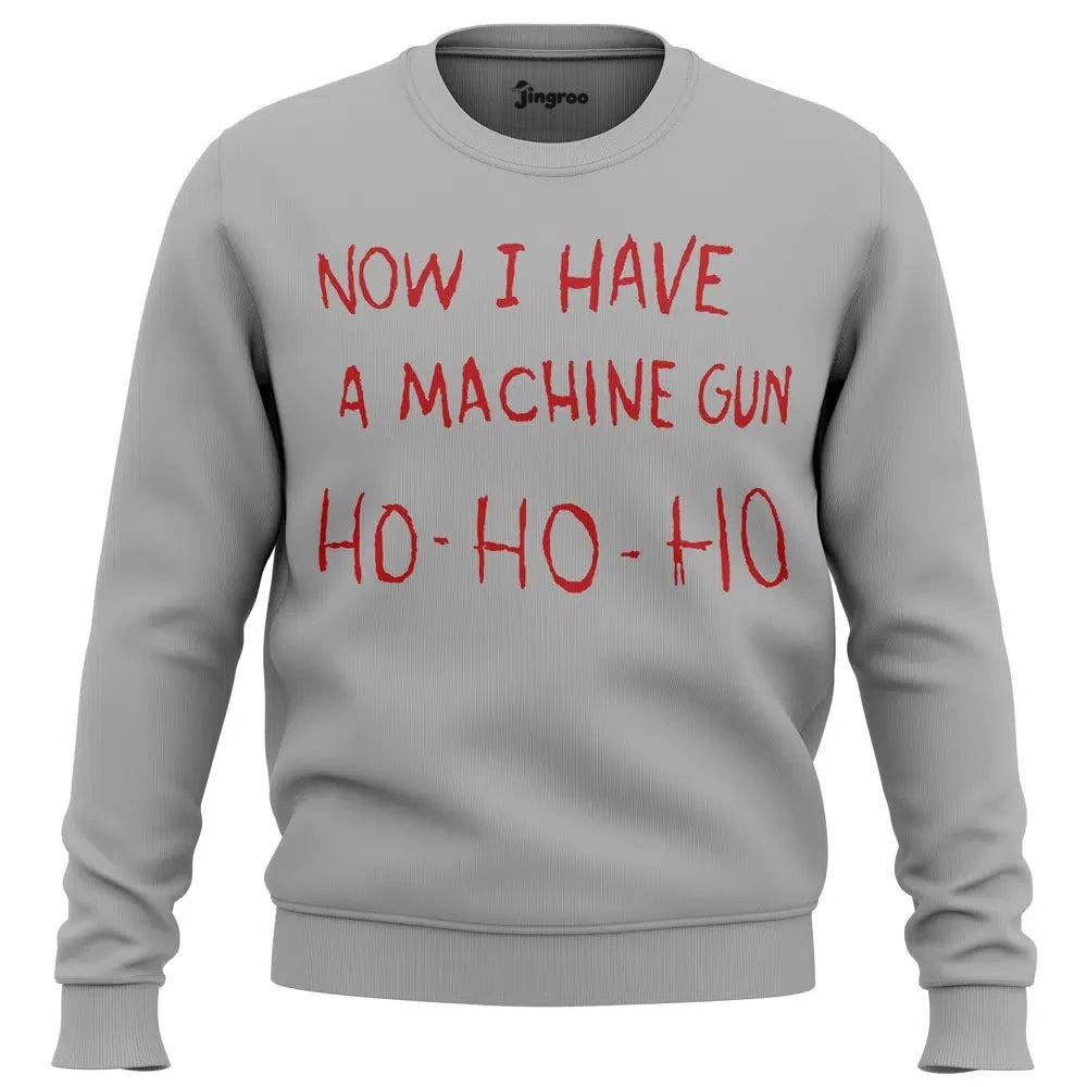 Now I Have A Fruitcake, Ho-Ho-Ho Ugly Christmas Sweater - Christmas Jumper (front)