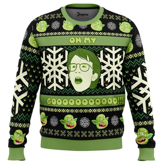 Oh My Goblins Ugly Christmas Sweater - Christmas Jumper (front)