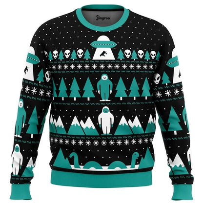 Paranormal Christmas Ugly Christmas Sweater - Christmas Jumper (front)