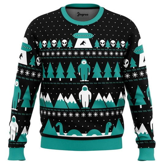 Paranormal Christmas Ugly Christmas Sweater - Christmas Jumper (front)