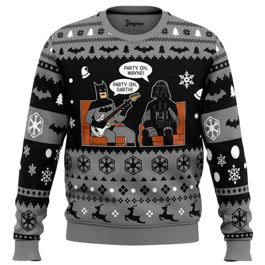 Party Time, Excellent Ugly Christmas Sweater - Christmas Jumper (front)