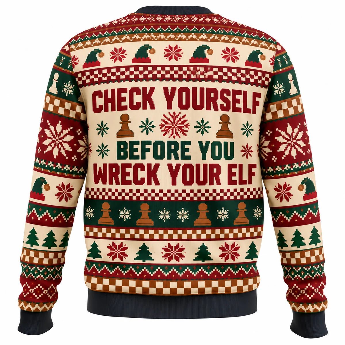 Pawn Star of Christmas Ugly Christmas Sweater - Christmas Jumper (back)