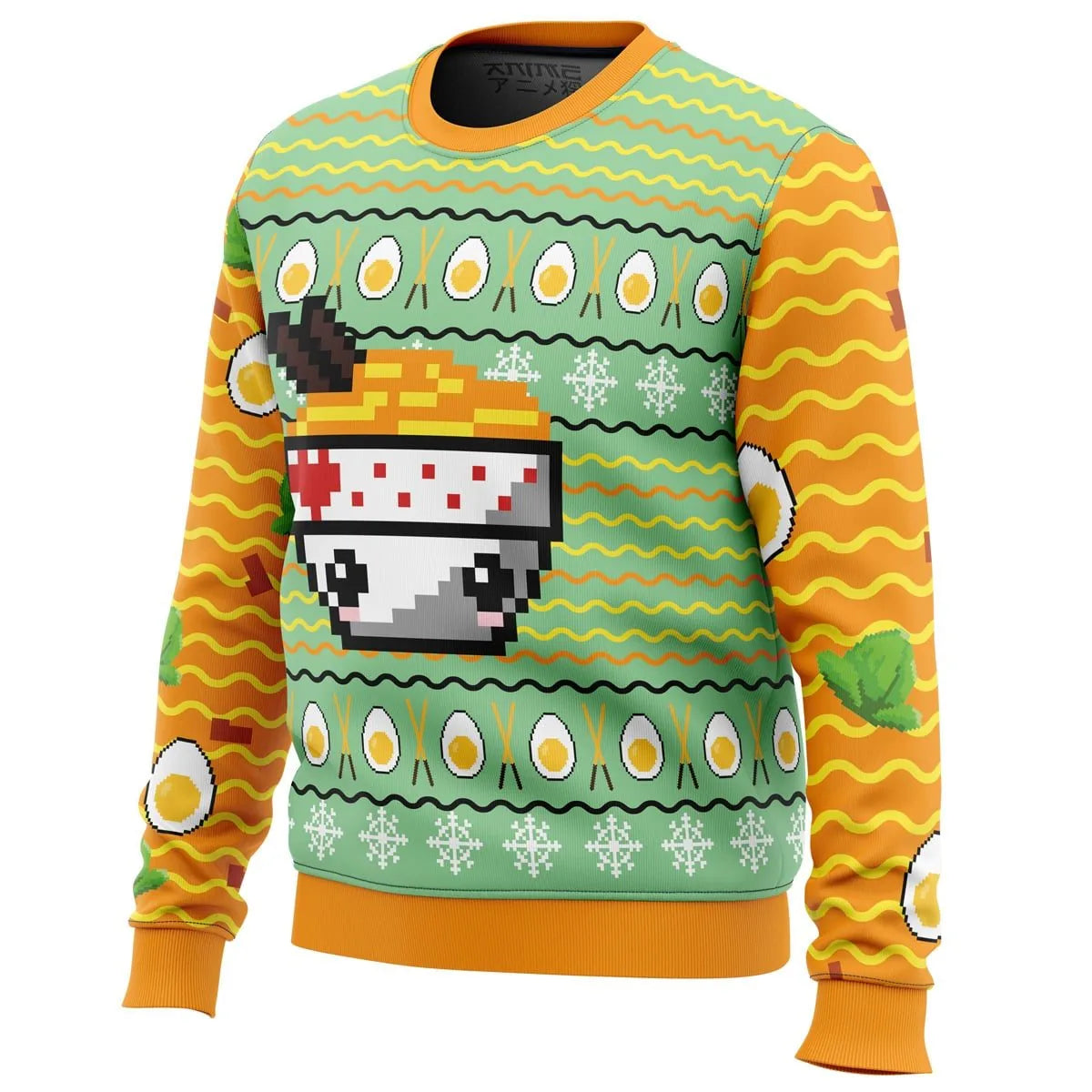 Ramen Is My Love Language Ugly Christmas Sweater - Christmas Jumper (back)