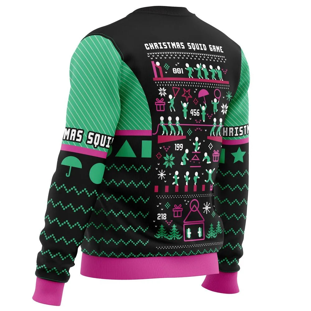 Red Light, Green Light Christmas Ugly Christmas Sweater - Christmas Jumper (view 3)