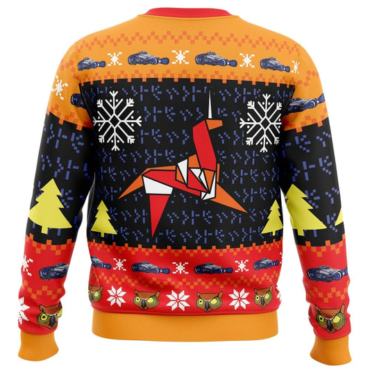 Replicant Christmas Ugly Christmas Sweater - Christmas Jumper (back)