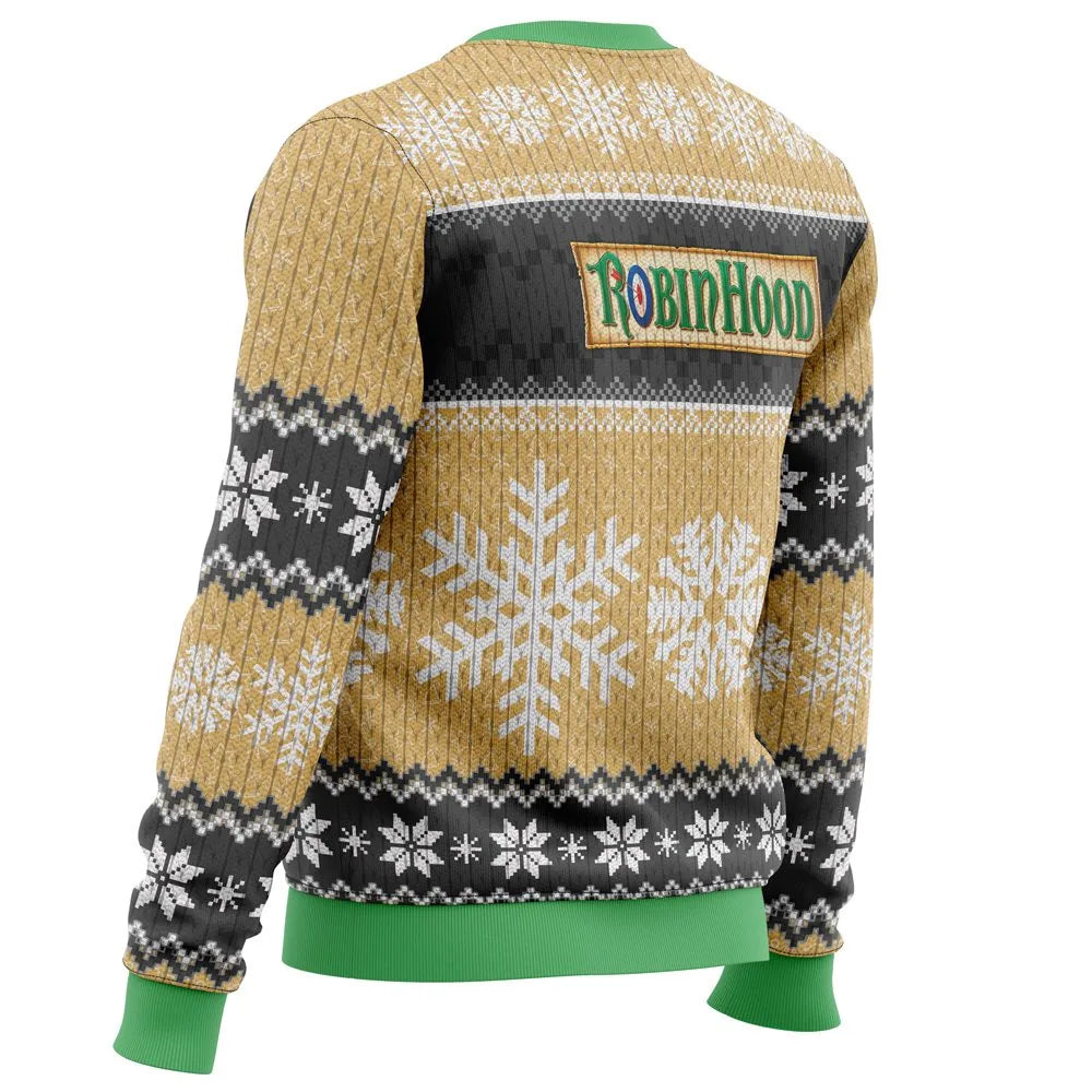 Share Your Blessings, Merry Men Ugly Christmas Sweater - Christmas Jumper (view 3)